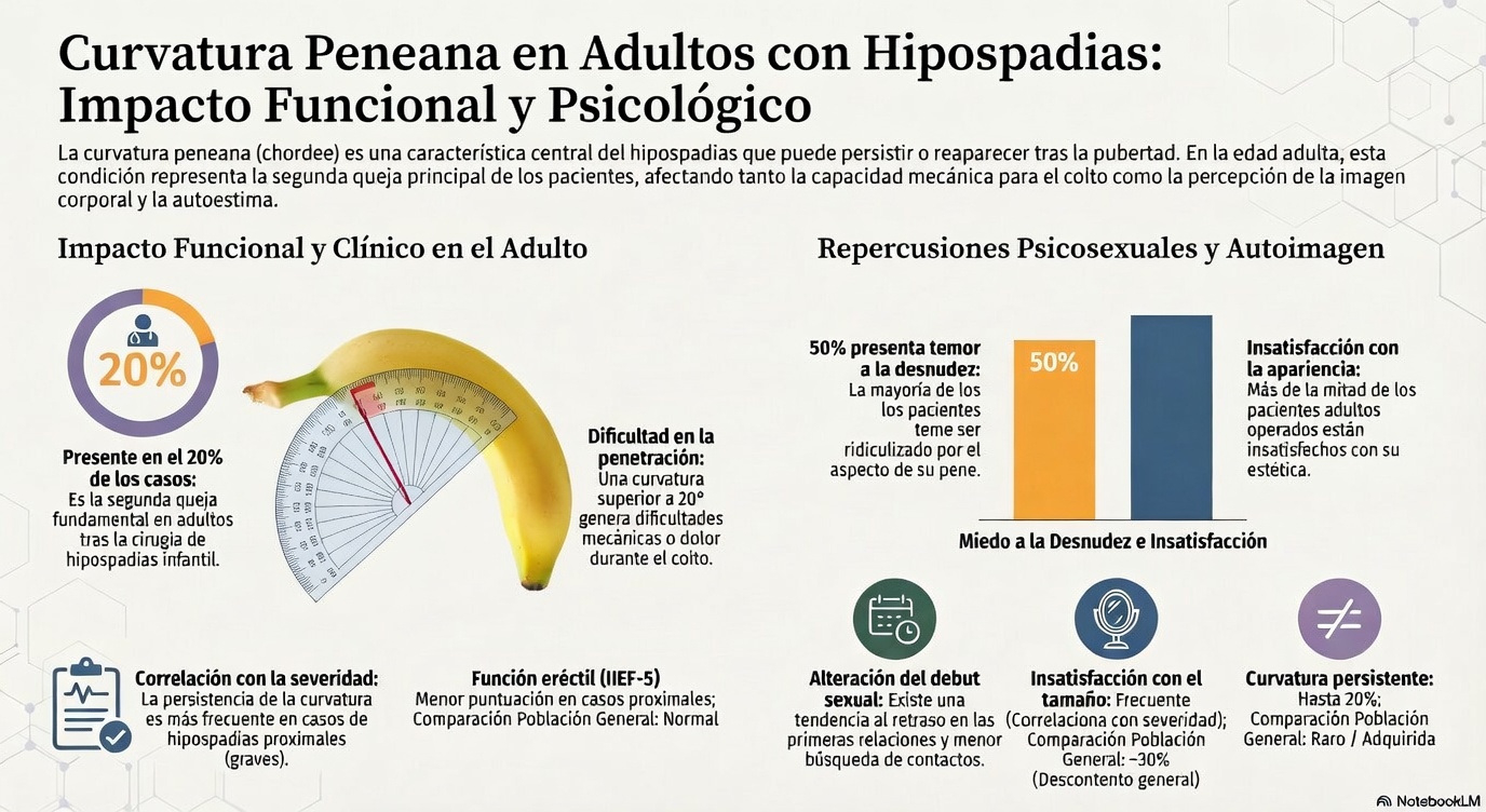 Impacto de hipospadias en adultos