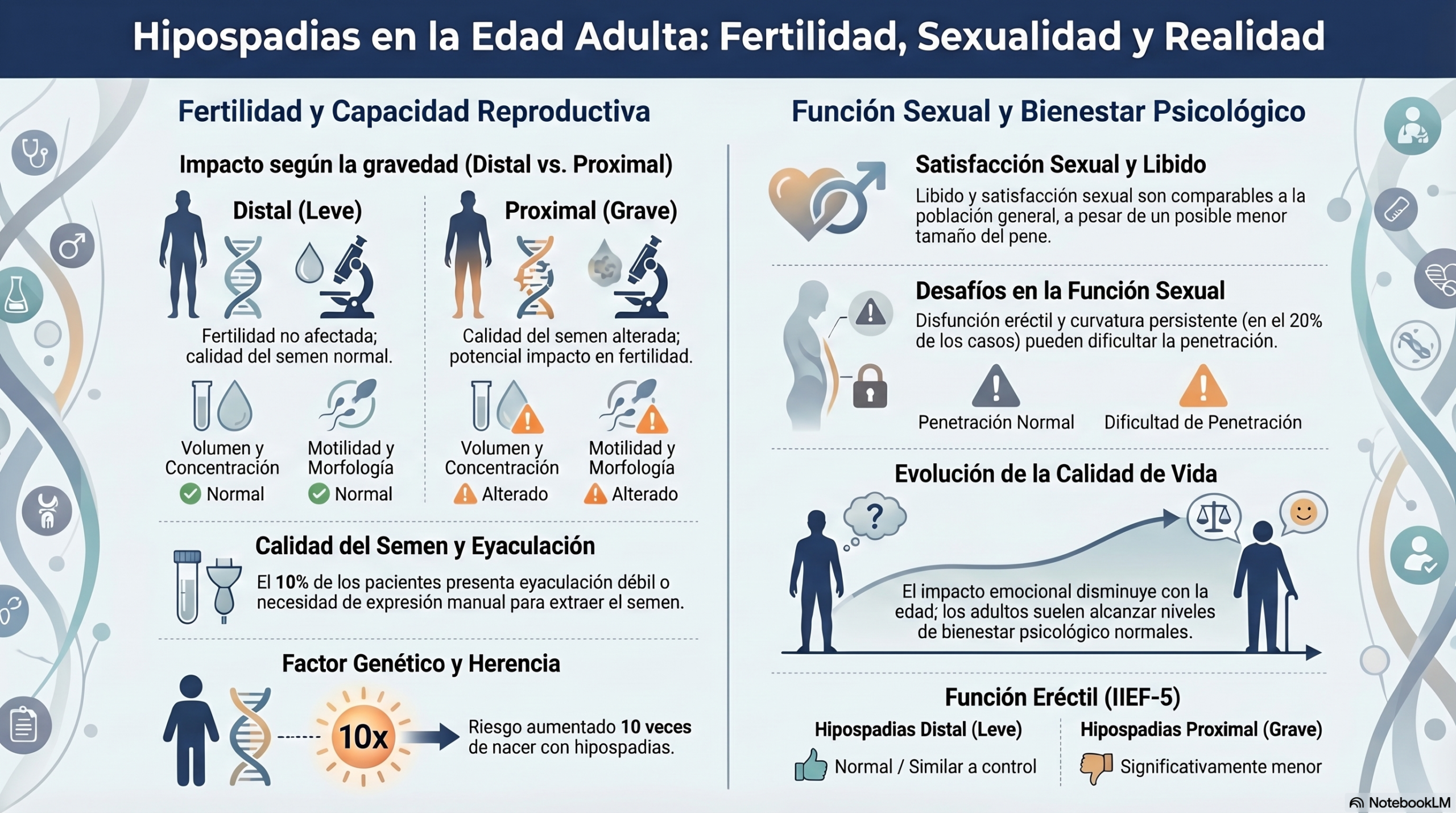 Información sobre hipospadias y fertilidad- imagen médica con fines educativos