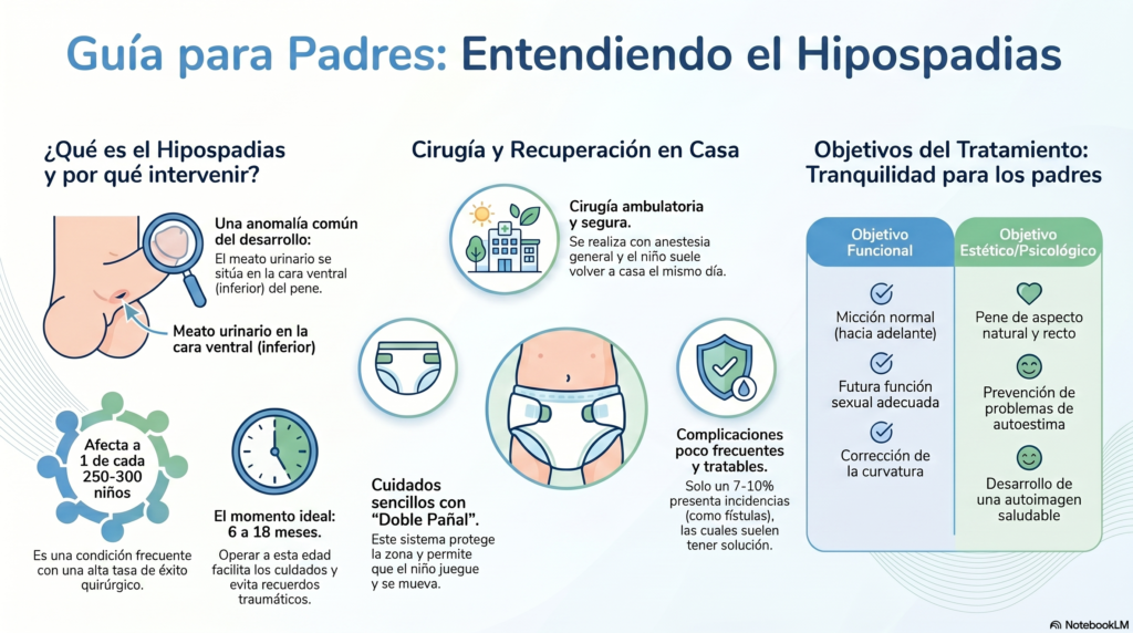 imagen informativa sobre hipospadias en niños